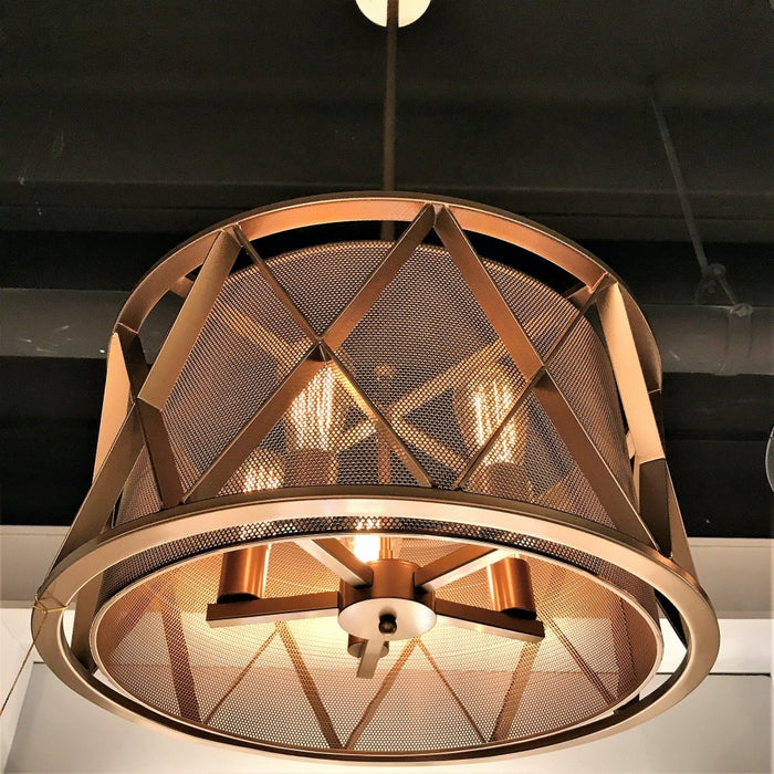 Nautilus Matte Gold 5 Light Pendant - Pendants