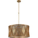 Nautilus Matte Gold 6 Light Pendant - Pendants