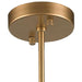 Nautilus Matte Gold 6 Light Pendant - Pendants