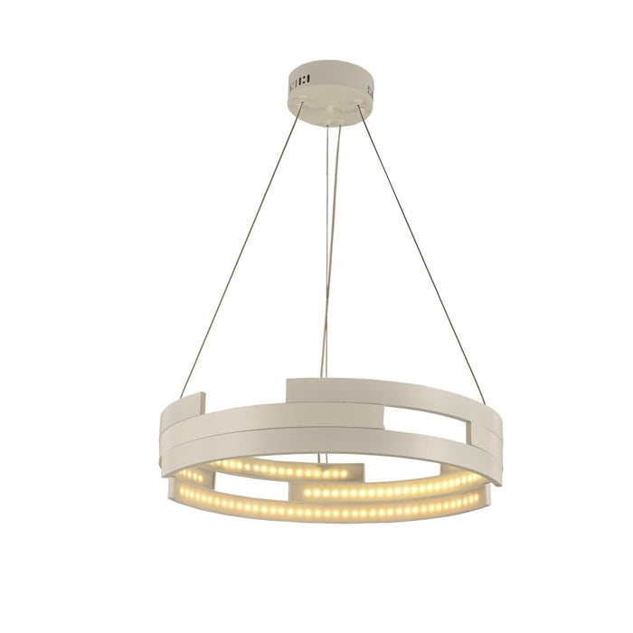 Nexus White 1 Light LED Chandelier - Chandeliers