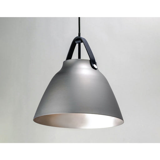 Nordic Black / Brushed Platinum Single Pendant - Pendants