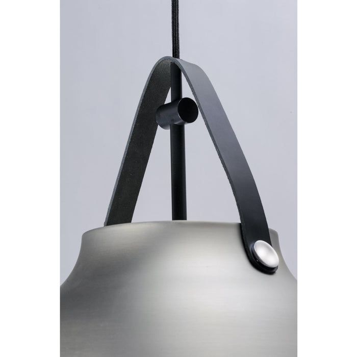 Nordic Black / Brushed Platinum Single Pendant - Pendants