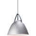 Nordic Black / Brushed Platinum Single Pendant - Pendants