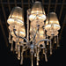 Orleans Polished Chrome Clear Crystal 4 Light Chandelier - Chandeliers