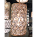 Paris Matte Gold Golden Teak Crystal 1 Light Pendant - Pendants
