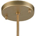 Paris Matte Gold Golden Teak Crystal 12 Light Pendant - Pendants