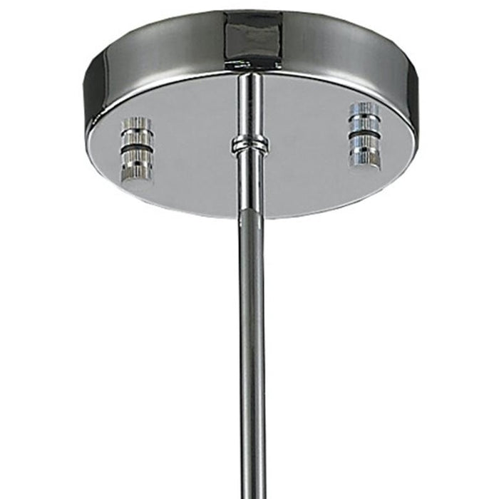 Paris Polished Chrome Clear Crystal 1 Light Pendant - Pendants