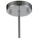 Paris Polished Chrome Clear Crystal 1 Light Pendant - Pendants