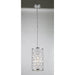 Paris Polished Chrome Clear Crystal 1 Light Pendant - Pendants