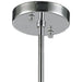 Paris Polished Chrome Clear Crystal 1 Light Pendant - Pendants