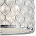 Paris Polished Chrome Clear Crystal 1 Light Pendant - Pendants