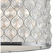 Paris Polished Chrome Clear Crystal 1 Light Pendant - Pendants