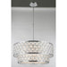 Paris Polished Chrome Clear Crystal 12 Light Pendant - Pendants