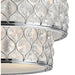 Paris Polished Chrome Clear Crystal 12 Light Pendant - Pendants