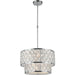 Paris Polished Chrome Clear Crystal 12 Light Pendant - Pendants