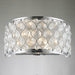 Paris Polished Chrome Clear Crystal 2 Light Wall Sconce - Wall Sconces