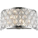 Paris Polished Chrome Clear Crystal 2 Light Wall Sconce - Wall Sconces