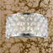 Paris Polished Chrome Clear Crystal 2 Light Wall Sconce - Wall Sconces