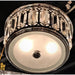Parlour Polished Chrome Clear Crystal 3 Light Flushmount - Flushmounts