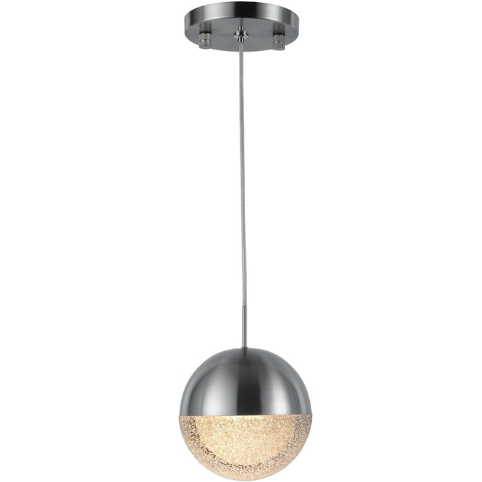 Phantasm Brushed Nickel 1 Light LED Pendant - Pendants