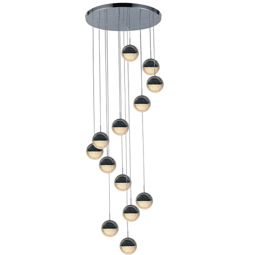 Phantasm Chrome 13 Light LED Pendant - Pendants