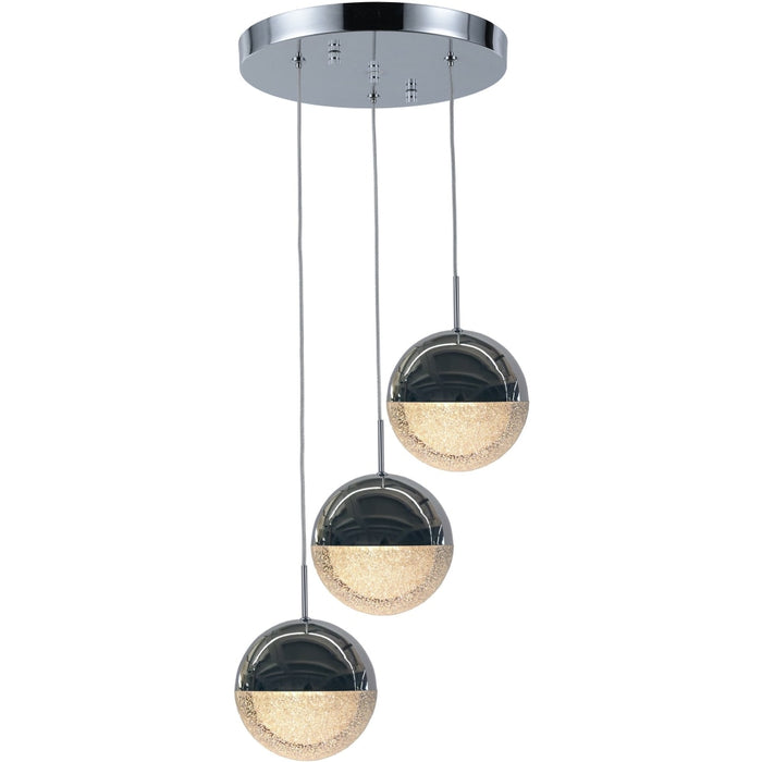 Phantasm Chrome 3 Light LED Pendant - Pendants