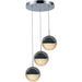 Phantasm Chrome 3 Light LED Pendant - Pendants