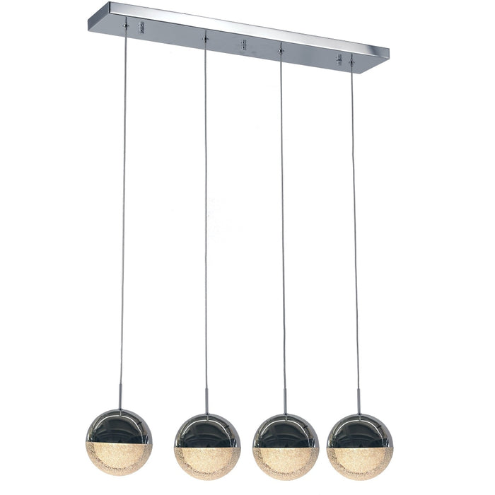 Phantasm Chrome 4 Light LED Pendant - Pendants