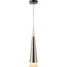 Pinnacle Polished Chrome Frosted Glass 2 Light LED Pendant - Pendants