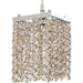 Prism Polished Chrome Clear Crystal 1 Light Mini-Pendant - Mini-Pendants