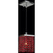 Prism Polished Chrome Clear Crystal 1 Light Mini-Pendant - Mini-Pendants