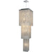 Prism Polished Chrome Clear Crystal 20 Light Chandelier - Chandeliers