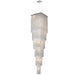 Prism Polished Chrome Clear Crystal 21 Light Chandelier - Chandeliers