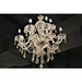 Provence Polished Chrome Clear Crystal 12 Light Chandelier - Chandeliers