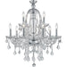 Provence Polished Chrome Clear Crystal 12 Light Chandelier - Chandeliers