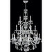 Provence Polished Chrome Clear Crystal 21 Light Chandelier - Chandeliers
