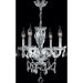 Provence Polished Chrome Clear Crystal 4 Light Chandelier - Chandeliers