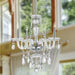 Provence Polished Chrome Clear Crystal 4 Light Chandelier - Chandeliers