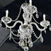 Provence Polished Chrome Clear Crystal 4 Light Chandelier - Chandeliers