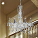 Provence Polished Chrome Clear Crystal 6 Light Chandelier - Chandeliers