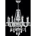 Provence Polished Chrome Clear Crystal 8 Light Chandelier - Chandeliers