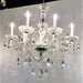 Provence Polished Chrome Clear Crystal 8 Light Chandelier - Chandeliers