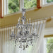 Provence Polished Chrome Smoke Crystal 12 Light Chandelier - Chandeliers