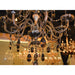Provence Polished Chrome Smoke Crystal 21 Light Chandelier - Chandeliers