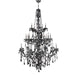 Provence Polished Chrome Smoke Crystal 25 Light Chandelier - Chandeliers