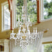 Provence Polished Gold Clear Crystal 12 Light Chandelier - Chandeliers
