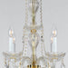 Provence Polished Gold Clear Crystal 12 Light Chandelier - Chandeliers