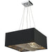 Ritz Silver 5 Light Pendant - Pendants