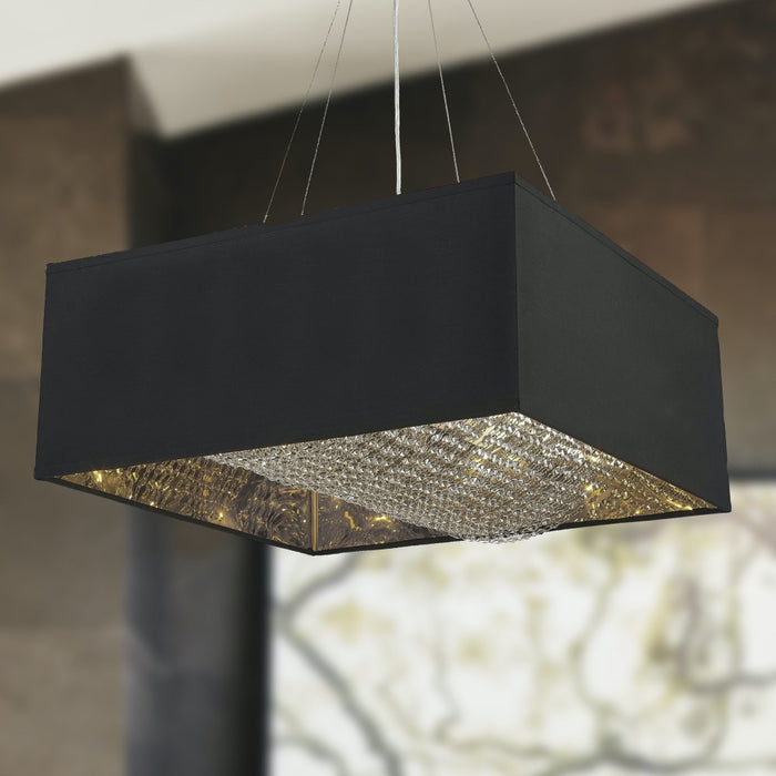 Ritz Silver 8 Light Pendant - Pendants