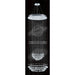 Saturn Polished Chrome Clear Crystal 9 Light Halogen Chandelier - Chandeliers